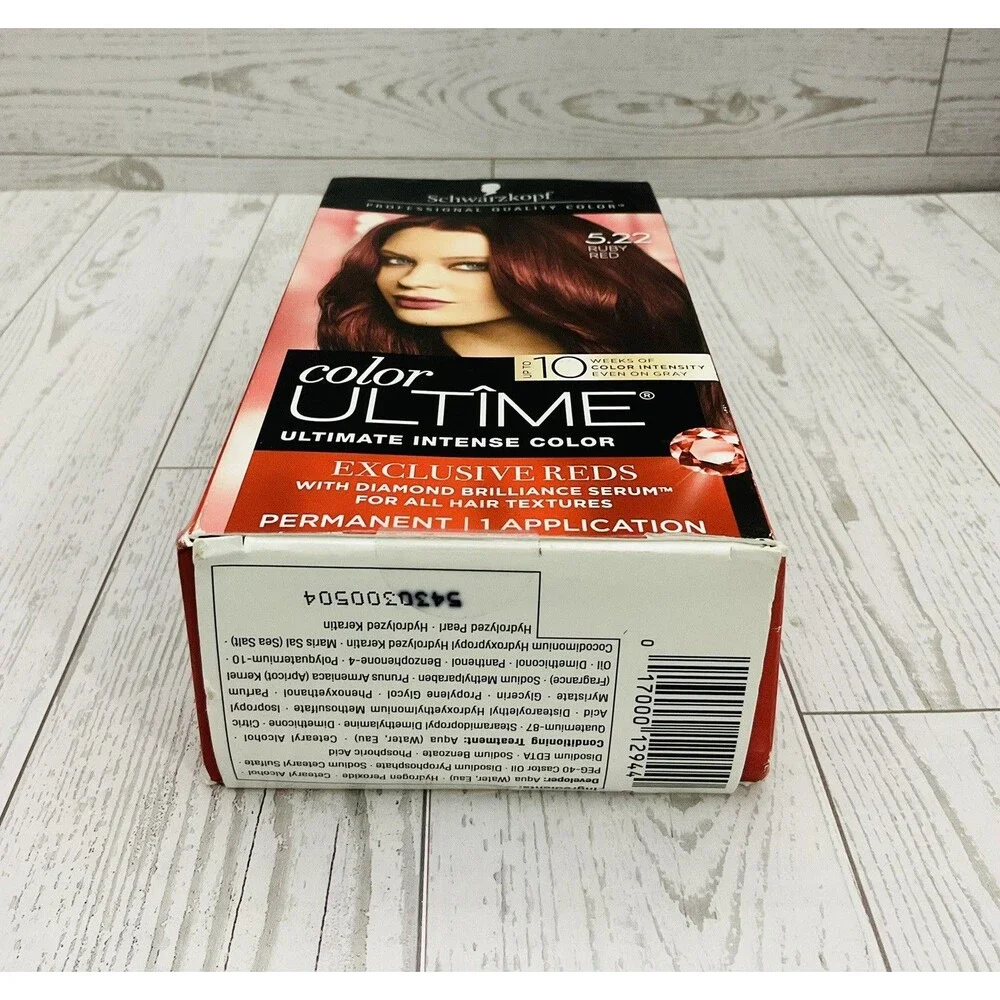 Schwarzkopf Color Ultime Permanent Hair Color 5.22 Ruby Red